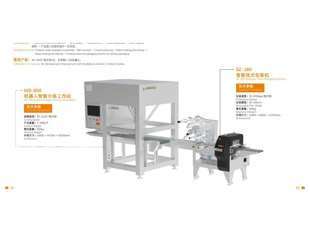 整线方案 WS-800机器人智能分拣工作站解决方案